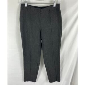 J Jill Ponte Slim Leg Pant Grey Size Small